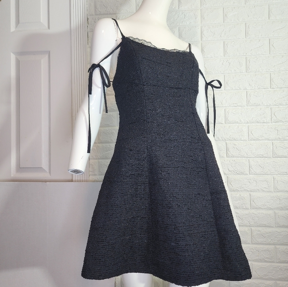 Love +Harmony black Minidress size Small with adjustable straps New with Tag - Picture 5 of 12
